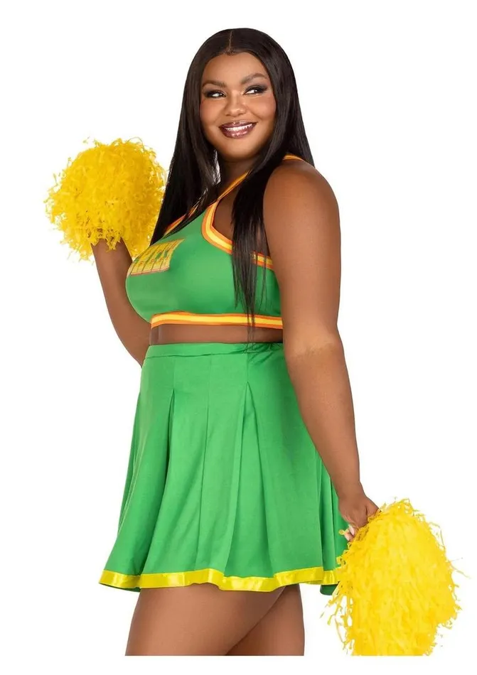 Leg Avenue Bring It Baddie Set Top with Cheer Logo Pleated Skirt and Pom Pom Leg Avenue Male Sex Toys Leg Avenue Bring It Baddie Set Top with Cheer Logo Pleated Skirt and Pom Pom Leg Avenue Male Sex Toys