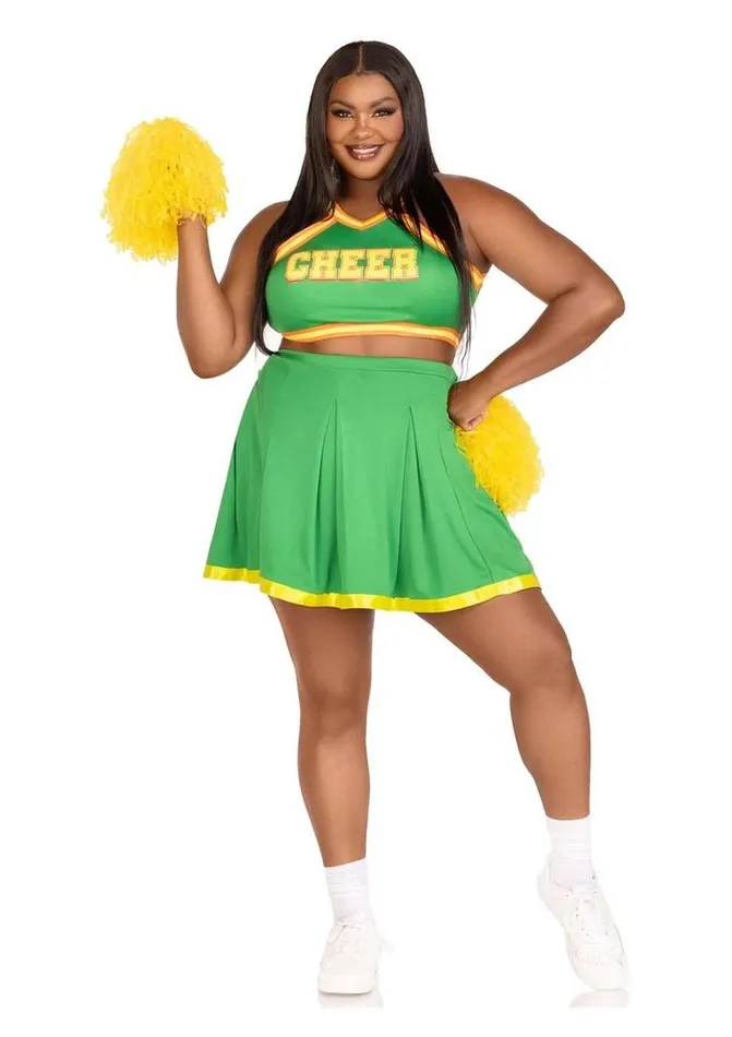 Leg Avenue Bring It Baddie Set Top with Cheer Logo Pleated Skirt and Pom Pom Leg Avenue Male Sex Toys Leg Avenue Bring It Baddie Set Top with Cheer Logo Pleated Skirt and Pom Pom Leg Avenue Male Sex Toys