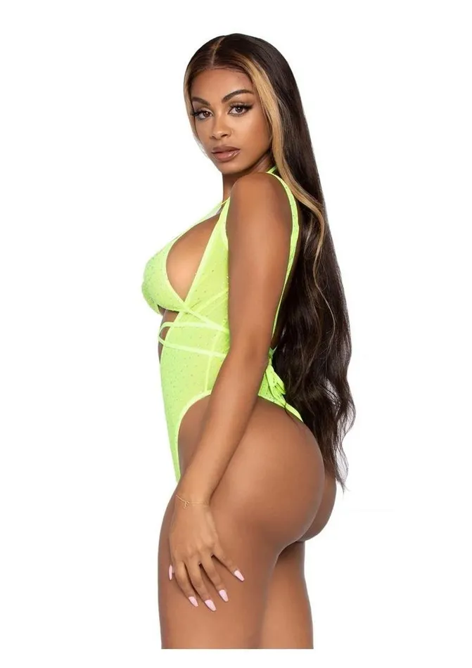 Leg Avenue Rhinestone Mesh Wrap Around Bikini Top and Suspender Bodysuit Leg Avenue Teddies And Bodies Leg Avenue Rhinestone Mesh Wrap Around Bikini Top and Suspender Bodysuit Leg Avenue Teddies And Bodies