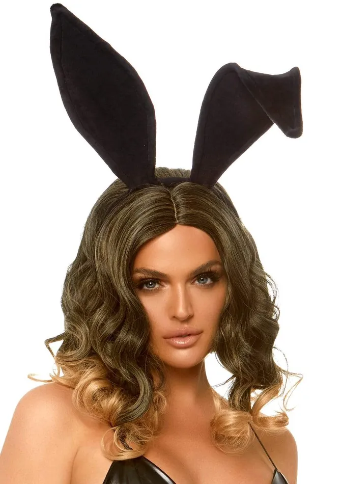 Leg Avenue Vibrators LA A2868 Velvet Bunny Ear Headband
