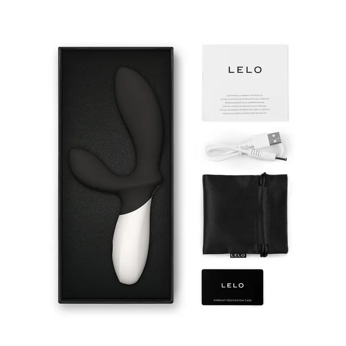LELO Loki Wave 2 Vibrating Prostate Massager Black LELO Anal