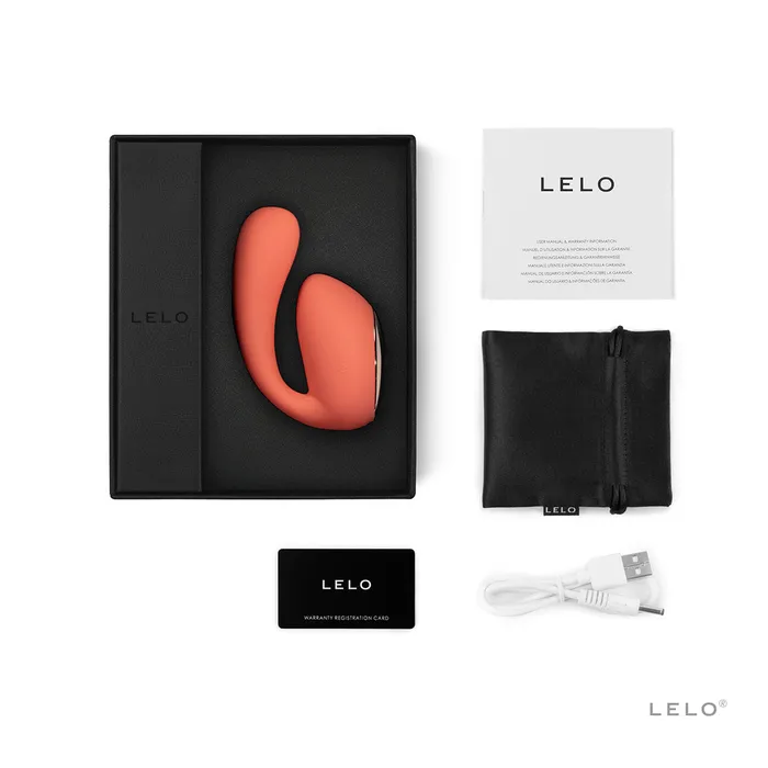 LELO Vibrators LELO Ida Wave Dual Vibrator Coral Red