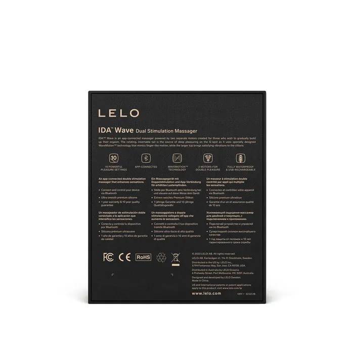 LELO Vibrators LELO Ida Wave Dual Vibrator Coral Red