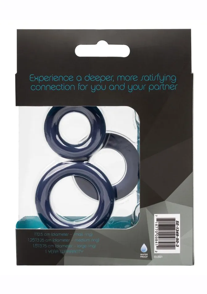 Link Up Male Sex Toys Link Up Ultra Soft Elite Set Silicone Cock Rings