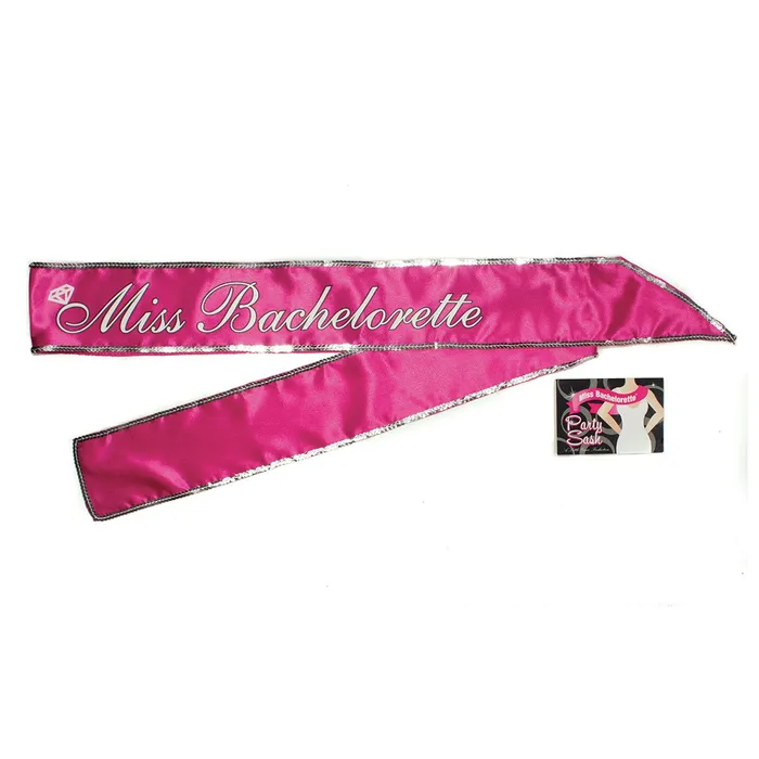 Little Genie Vibrators Miss Bachelorette Sash Hot Pink