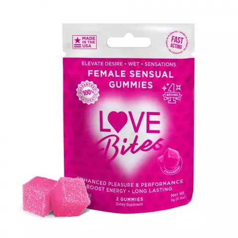 LOVE BITES Female Sensual Gummies Nice and nasty Bz Vibrators
