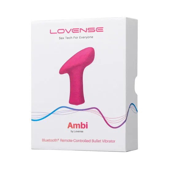 Lovense Ambi Bullet Vibrator Pink Hytto Pte Ltd Vibrators