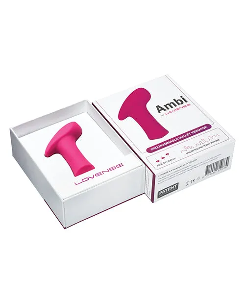 Lovense Ambi Bullet Vibrator Pink Hytto Pte Ltd Vibrators