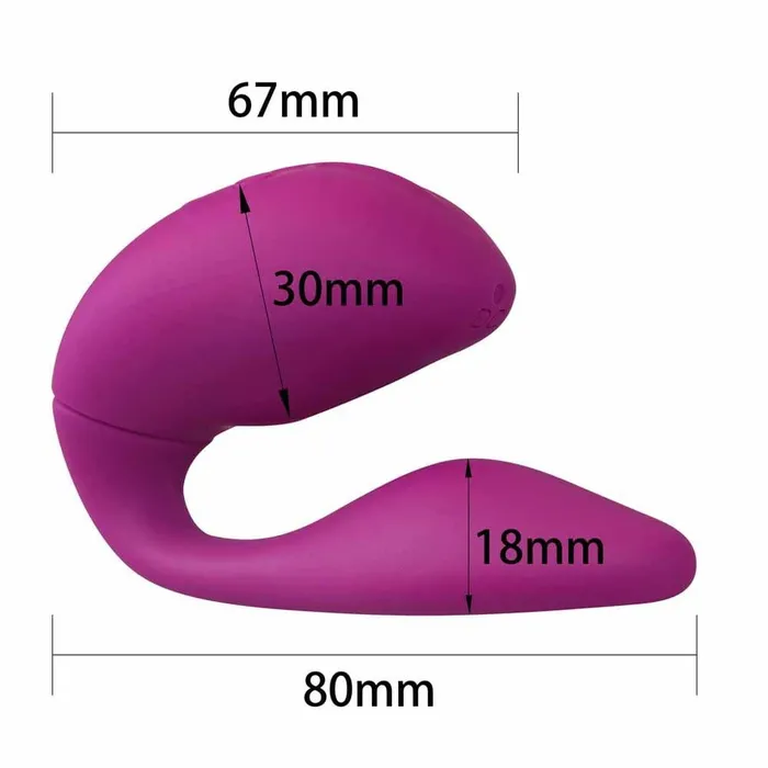 Lovetoy Remote 3 Frequency 8 Vibration Couples Clitoris Stimulator ADLTOYFUN Vibrators