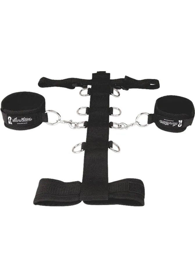 Lux Fetish Adjustable Neck and Wristraint Lux Fetish Male Sex Toys