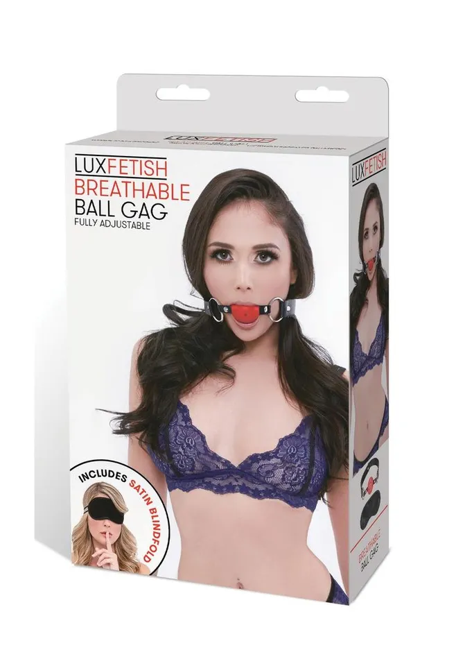 Lux Fetish Breathable Ball Gag Lux Fetish Couples Lux Fetish Breathable Ball Gag Lux Fetish Couples