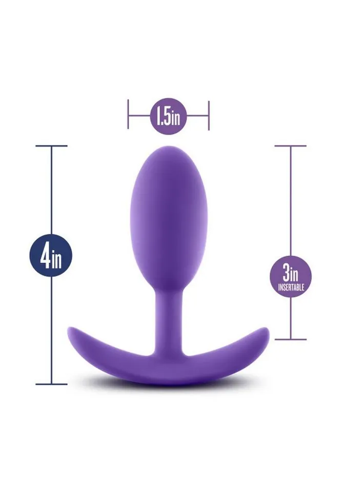 Luxe Anal Luxe Wearable Vibra Slim Plug Silicone Butt Plug