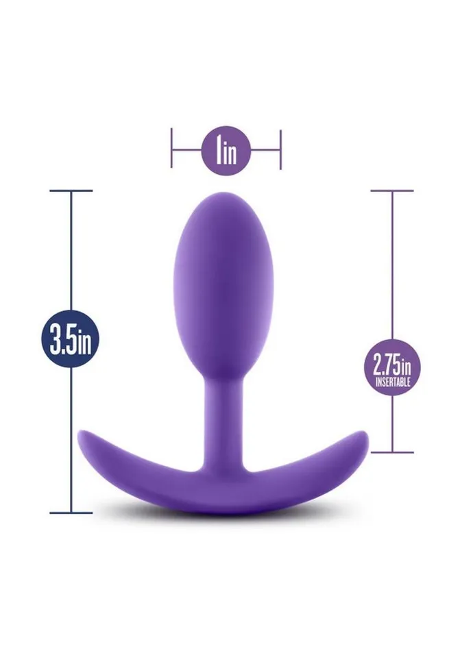 Luxe Anal Luxe Wearable Vibra Slim Plug Silicone Butt Plug