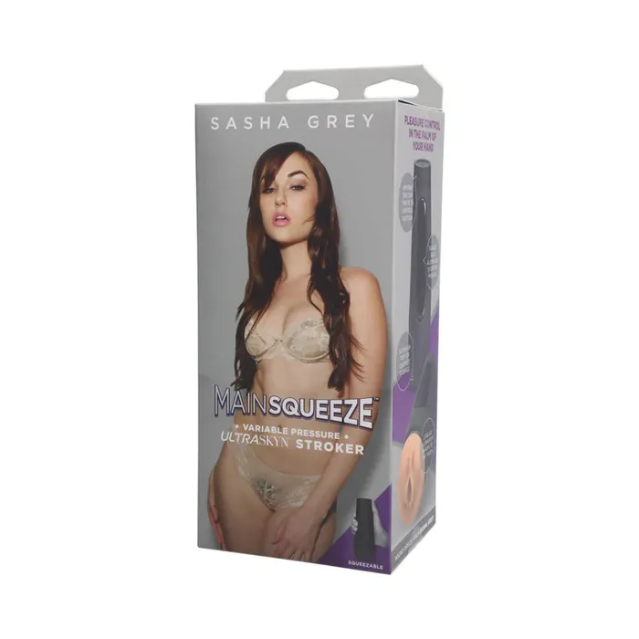 Main Squeeze Sasha Grey Pussy Stroker Doc Johnson Male Sex Toys