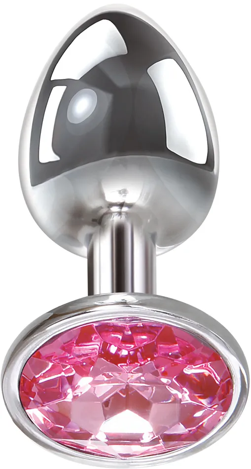 Male Sex Toys Adam Eve Adam Eve Pink Gem Aluminium Anal Plug