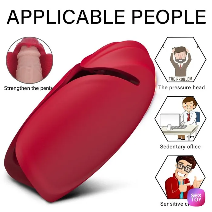 Male Sex Toys ADLTOYFUN Mute Design Male Masturbator Vibration Penis Exercise