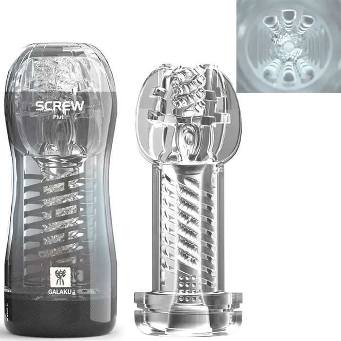 Male Sex Toys BEBUZZED Screw III Pluto Male Masturbator Spinning Stroker Pocket Pussy Cup Male Sex Toys BEBUZZED Screw III Pluto Male Masturbator Spinning Stroker Pocket Pussy Cup