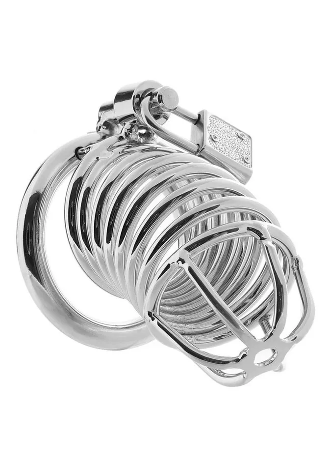 Male Sex Toys Blue Line CandB Gear Deluxe Chastity Cage