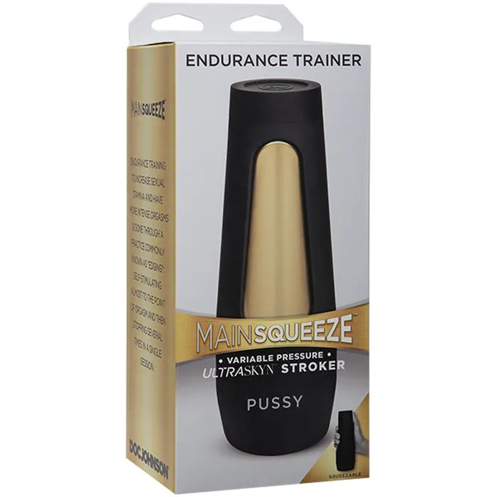 Male Sex Toys Doc Johnson Main Squeeze Endurance Trainer Pussy Stroker