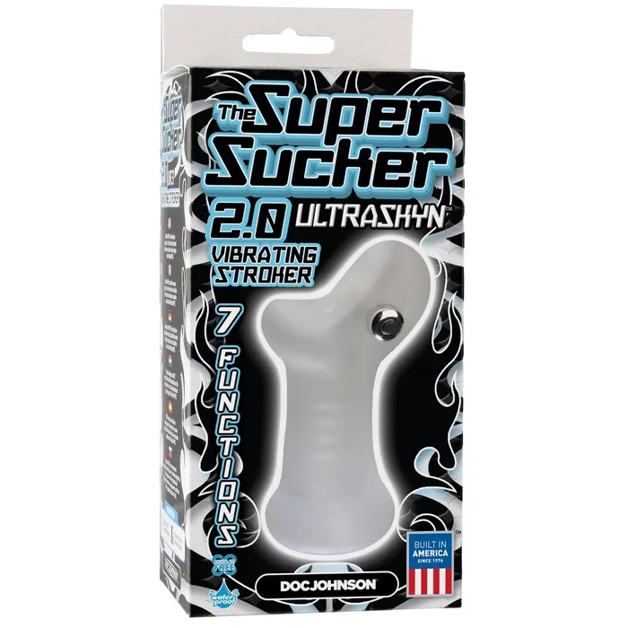 Male Sex Toys Doc Johnson Super Sucker 20 ULTRASKYN Vibrating Stoker