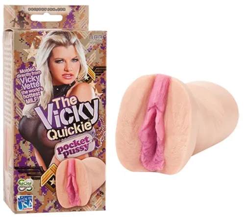 Male Sex Toys Doc Johnson Vicky Vette the Vicky Quickie ULTRASKYN Pocket Pussy