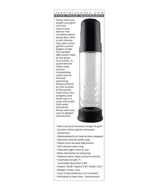 Male Sex Toys Evolved Novelties INC Pump Start Penis Pump