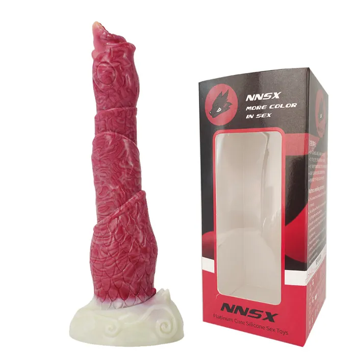 Male Sex Toys FAAK FAAK Hellfire N5029 Large 9 Liquid Silicone Anal Plug Dildo Male Sex Toys FAAK FAAK Hellfire N5029 Large 9 Liquid Silicone Anal Plug Dildo
