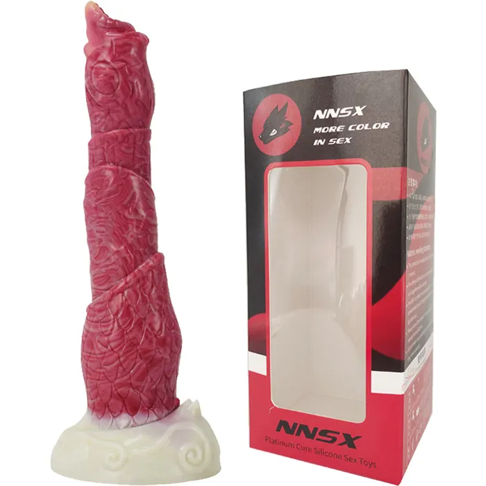 Male Sex Toys FAAK FAAK Hellfire N5029 Large 9 Liquid Silicone Anal Plug Dildo