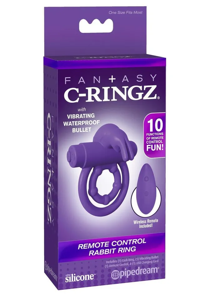 Male Sex Toys Fantasy CRingz Fantasy CRingz Silicone Rabbit Ring Cock Ring with Remote Control Male Sex Toys Fantasy CRingz Fantasy CRingz Silicone Rabbit Ring Cock Ring with Remote Control
