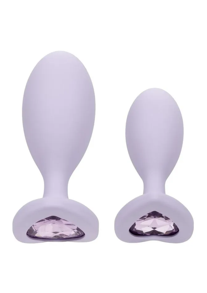 Male Sex Toys First Time Crystal Booty Duo Silicone Anal Plug First Time