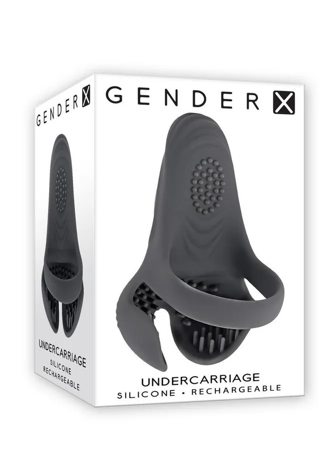 Male Sex Toys Gender X Undercarriage Rechargeable Silicone Cock Ring Gender X