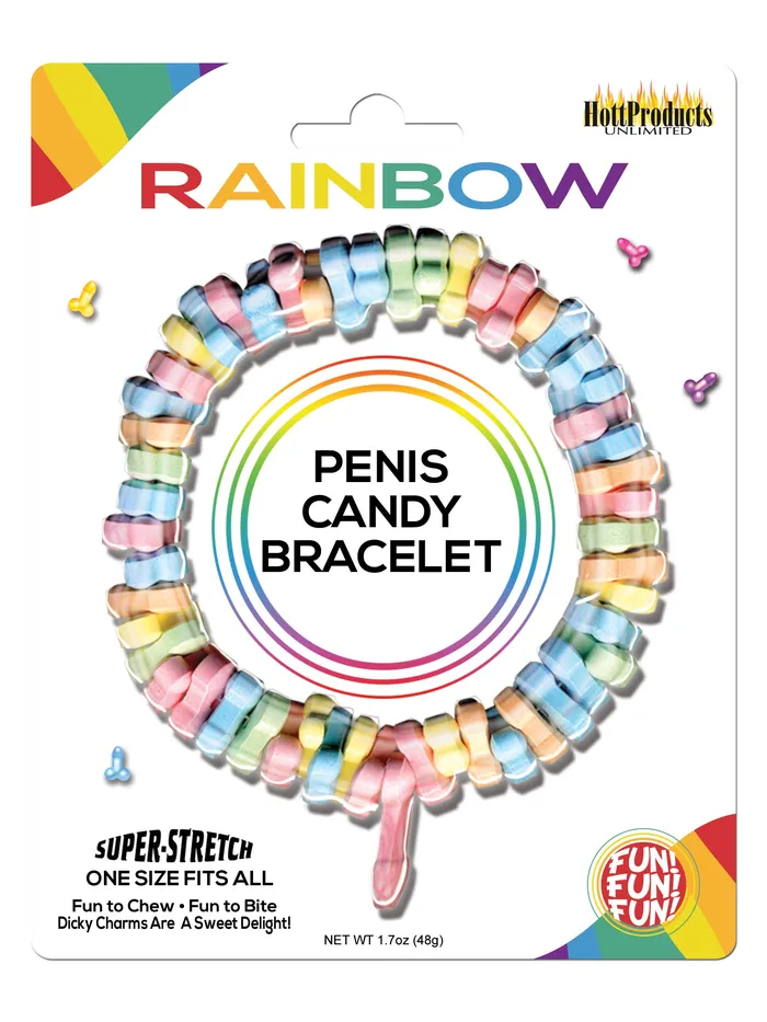 Male Sex Toys Hott Products Rainbow Penis Candy Bracelet