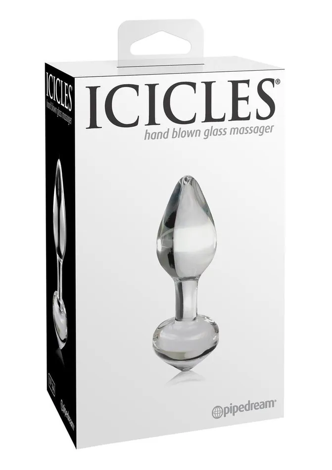 Male Sex Toys Icicles No 44 Glass Anal Plug Icicles Male Sex Toys Icicles No 44 Glass Anal Plug Icicles