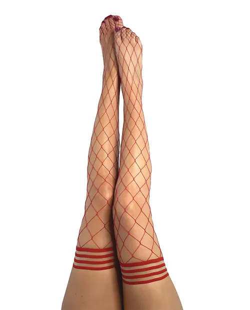 Male Sex Toys Kixies INC Kixies Claudia Large Net Fishnet Thigh Red Size B Male Sex Toys Kixies INC Kixies Claudia Large Net Fishnet Thigh Red Size B