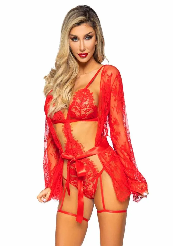 Male Sex Toys Leg Avenue Leg Avenue Eyelash Lace Garter Teddy with GString Back and Adjustable Straps Lace Robe and Ribbon Tie Male Sex Toys Leg Avenue Leg Avenue Eyelash Lace Garter Teddy with GString Back and Adjustable Straps Lace Robe and Ribbon Tie