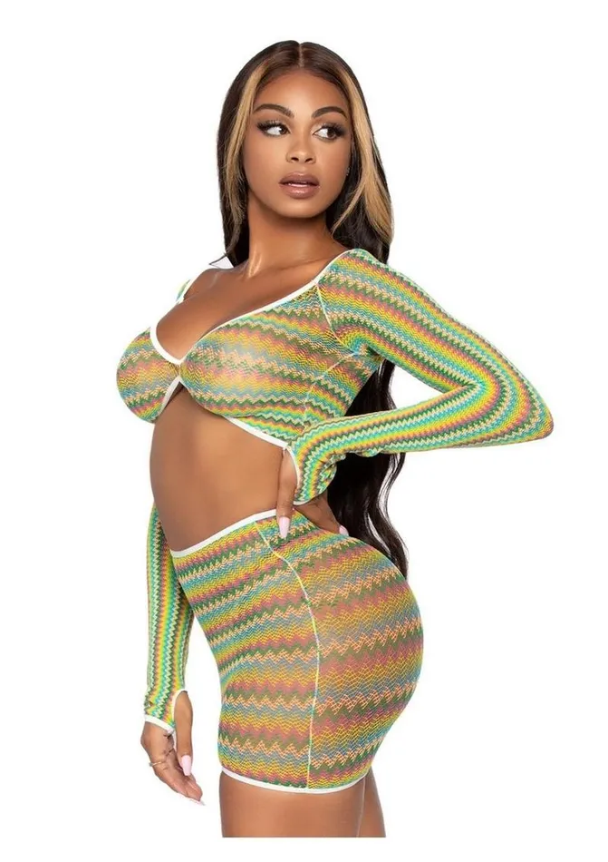 Male Sex Toys Leg Avenue Leg Avenue Zig Zag Net Gauntlet Sleeve Crop Top and Mini Skirt Male Sex Toys Leg Avenue Leg Avenue Zig Zag Net Gauntlet Sleeve Crop Top and Mini Skirt