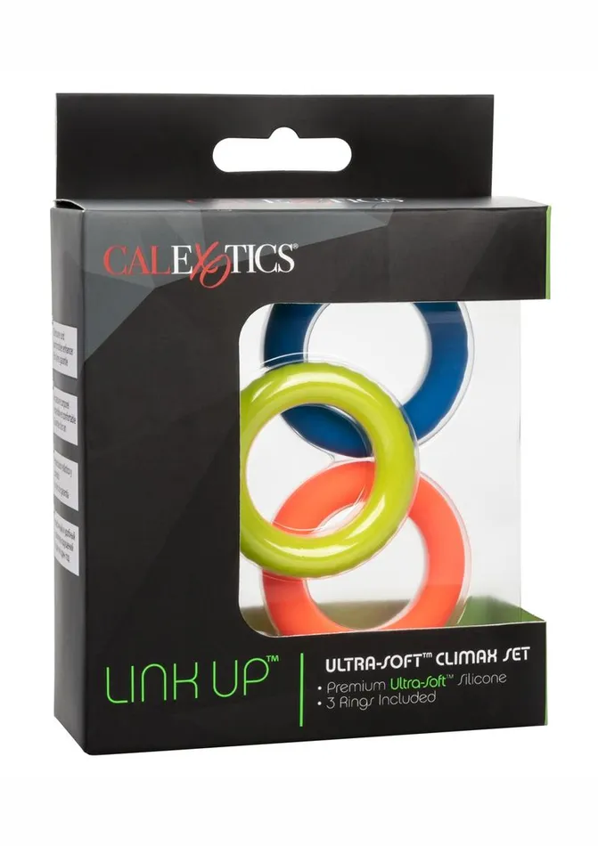 Male Sex Toys Link Up Link Up Ultra Soft Climax Silicone Cock Ring