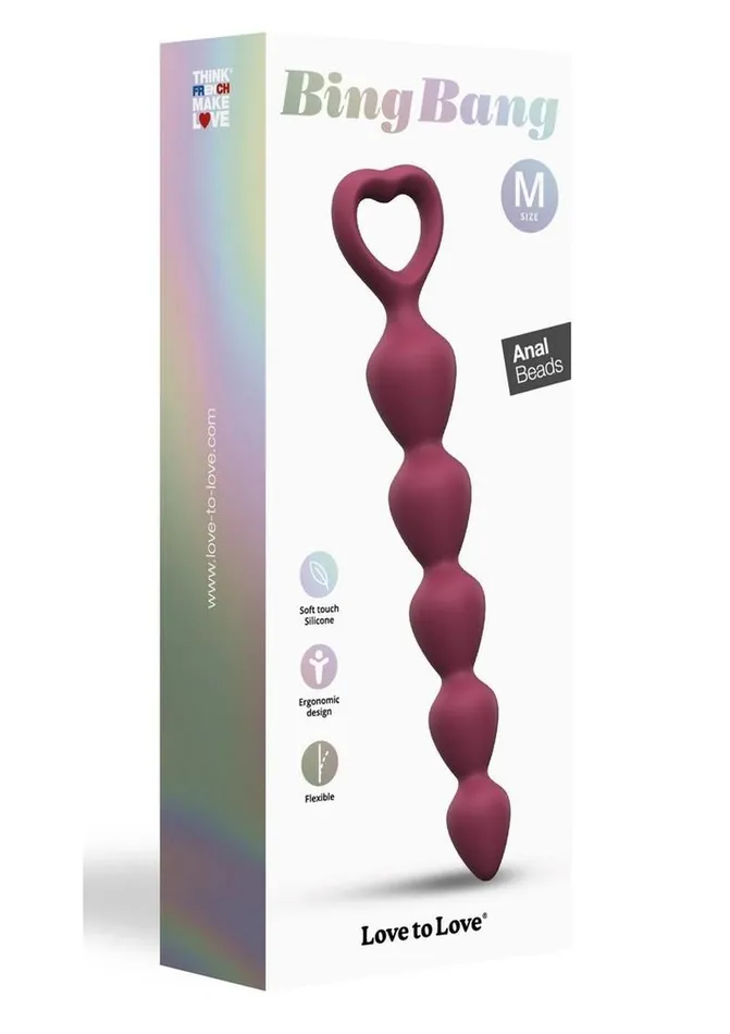 Male Sex Toys Love to Love Bing Bang Silicone Anal Beads