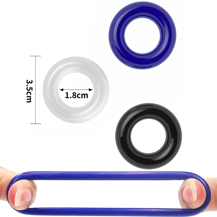 Male Sex Toys Lovetoy Lovetoy Power Plus Cock Ring Series Triple Beaded Ring Set Male Sex Toys Lovetoy Lovetoy Power Plus Cock Ring Series Triple Beaded Ring Set