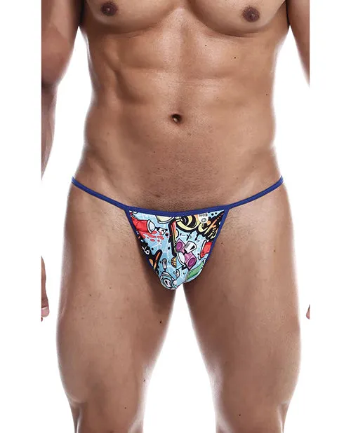Male Sex Toys Male Basics Sinful Hipster Wow T Thong Print LXL Malebasics Corp