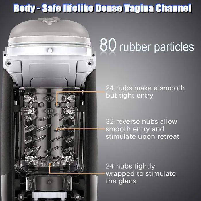Male Sex Toys Male Masturbator Automatic Thrusting Rotating ADLTOYFUN