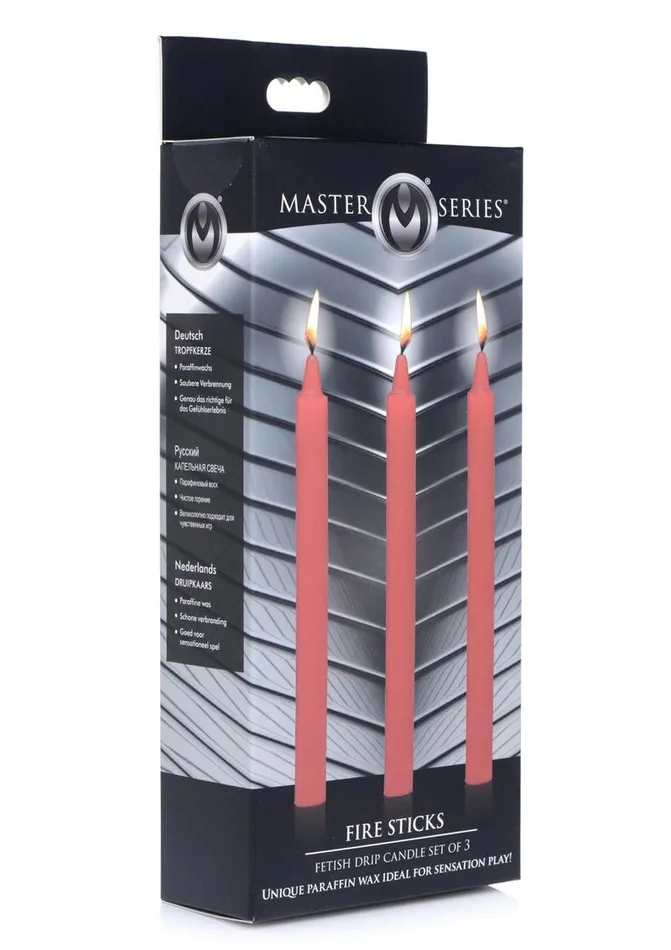 Male Sex Toys Master Series Fire Sticks Fetish Drip Candles Master Series