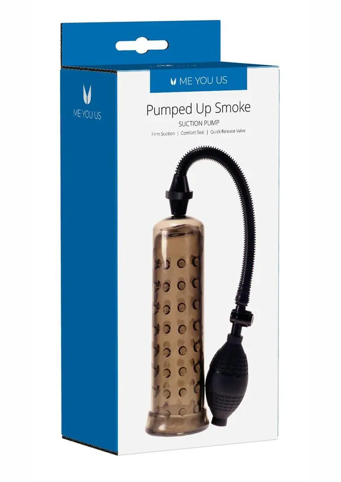 Male Sex Toys Me You Us ME YOU US Pumped Up Smoke Penis Pump