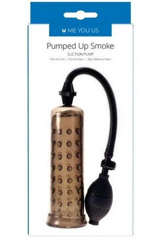 Male Sex Toys Me You Us ME YOU US Pumped Up Smoke Penis Pump
