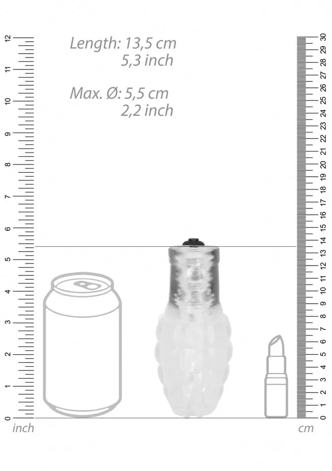 Male Sex Toys No22 Stroker With Vibrating Bullet Translucent Shots America