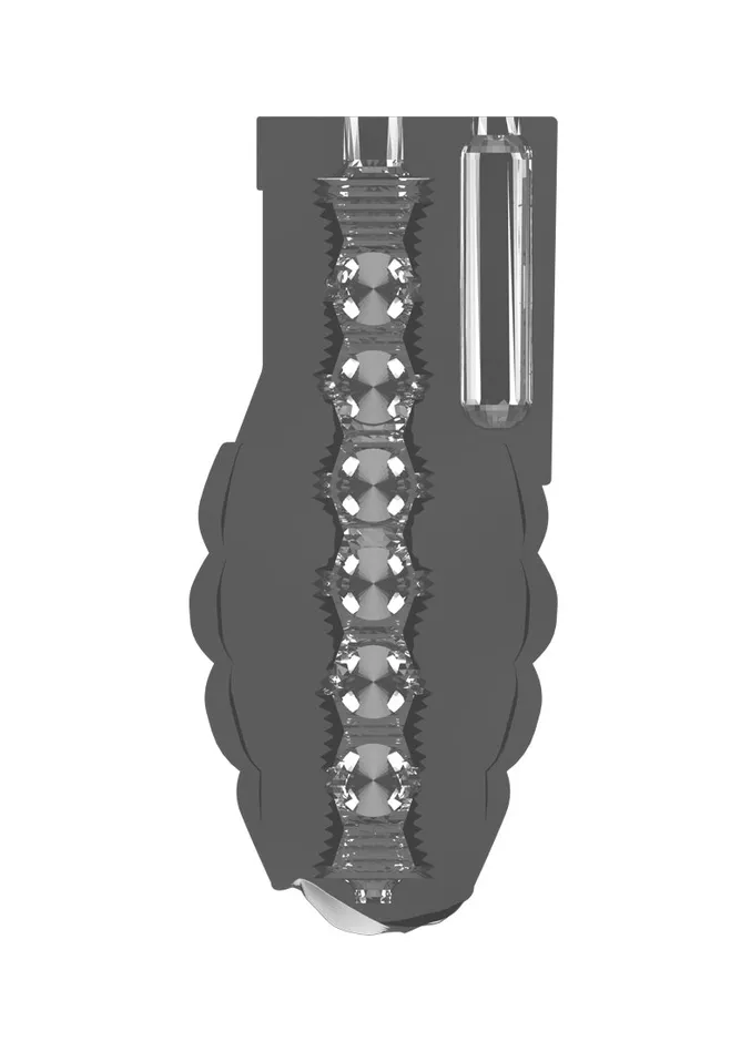 Male Sex Toys No22 Stroker With Vibrating Bullet Translucent Shots America