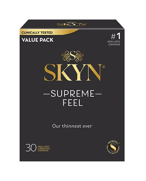 Male Sex Toys Paradise Marketing Lifestyles SKYN Supreme Feel Condoms Pack of 30 Male Sex Toys Paradise Marketing Lifestyles SKYN Supreme Feel Condoms Pack of 30