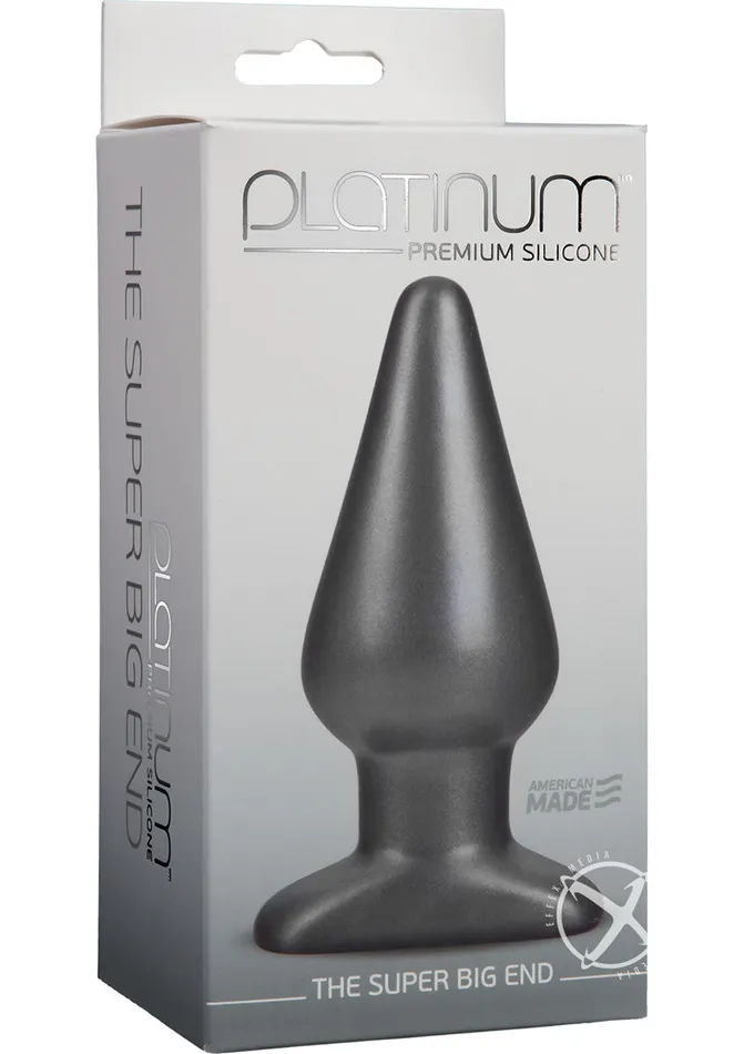 Male Sex Toys Platinum Premium Silicone Platinum Premium Silicone The Super Big End Large Anal Plug