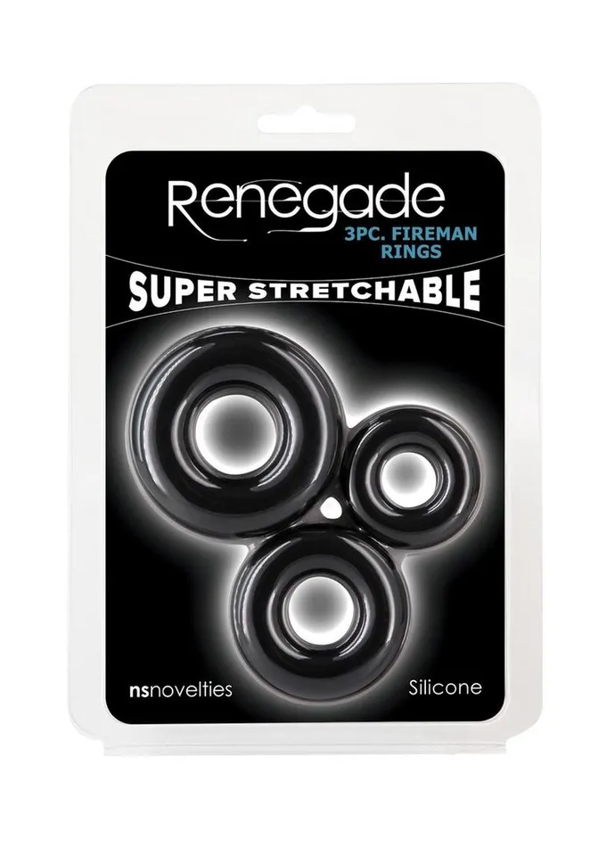 Male Sex Toys Renegade Renegade Fireman Silicone Rings