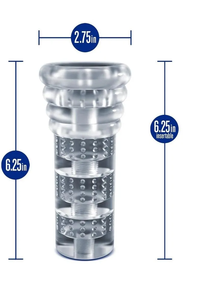 Male Sex Toys RIZE Rize Luz Self Lubricating Stroker Dual End Masturbator